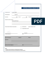 Overtime Approval Request Form - VKCB