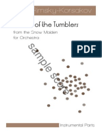 Rimsky Korsakov Dance of The Tumblers Orchestra Instrumental Parts Sample