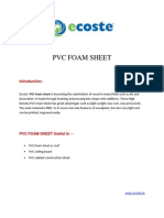 PVC Foam Sheet