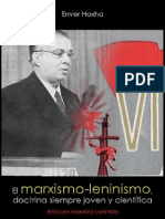 Enver Hoxha El Marxismo-Leninismo, Doctrina Siempre Jóven y Científica, 1971