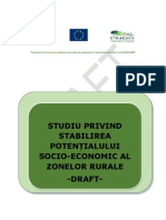 Studiu Potential Socio Economic Zone Rurale