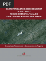 Caracterização Socioeconômica de São Paulo - Região Metropolitana do Vale do Paraíba