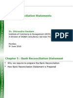 IICM - Bank Reconciliation Statements