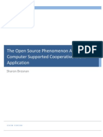 The Open Source Phenomenon as a CSCW Application