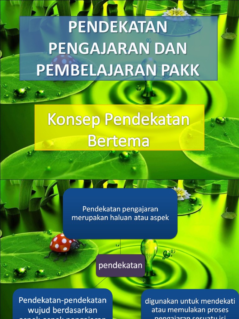 Pendekatan Pengajaran Dan Pembelajaran Pakk | PDF | Karier ...