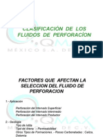 Clasificación de Los Fluidos de Perforación