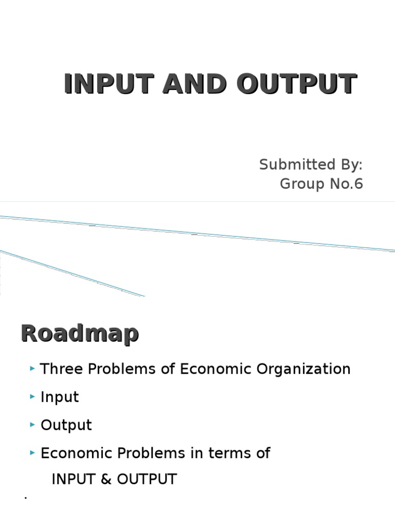 Input Output | PDF