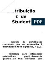 AULA Distribui - o T Student