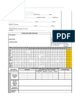 Fichas Evaluación Alumnos