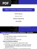 [slides] Misra C Software Development Standard