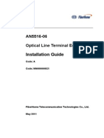 AN5516-06 Optical Line Terminal Equipment Installation Guide