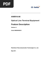 AN5516-06 Optical Line Terminal Equipment Feature Description