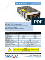 S-75 Fonte Chaveada 75W