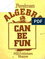 Algebra Can Be Fun by Yakov Perelman