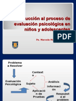 1) Introduccion Al Proceso de Evaluacion Psicologica en Ninos