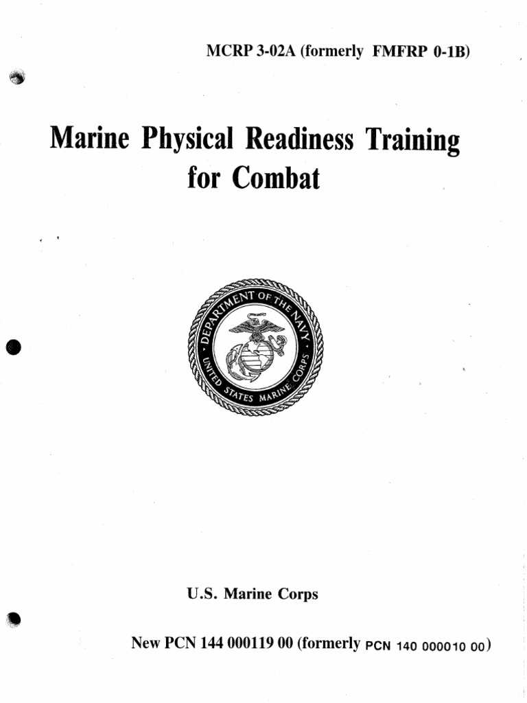 Marine Physical Readiness Training For Combat | PDF