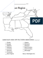 Southeast Region Test