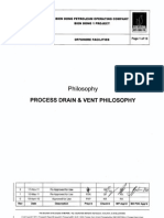 Process Drain & Vent Philosophy