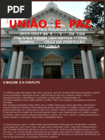 UNIÃO E PAZ - TROCA DE GESTÃO DA LOJA MAÇÔNICA ESTRELA UBERABENSE N°0941 - GOBMG