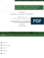 A General Framework For Algebraic Multigrid Method