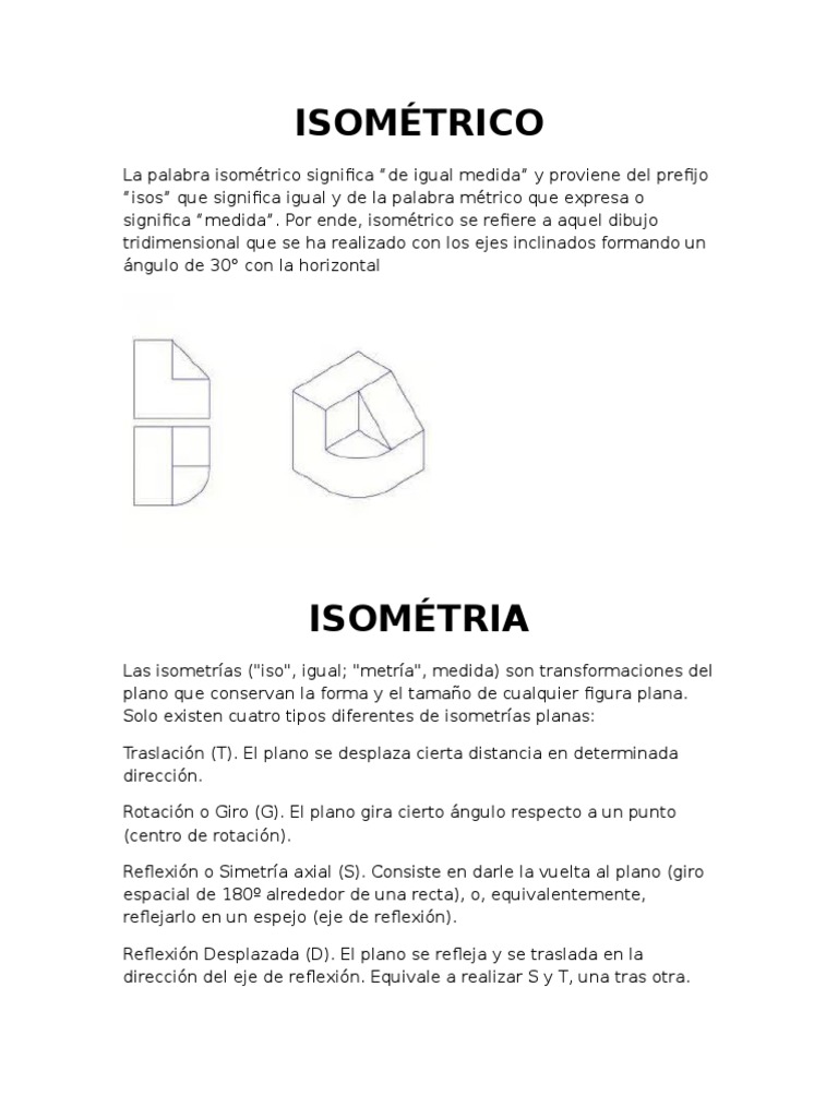Isometrico Significado