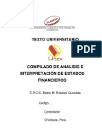 Analisis e Interpretacion de Estados Financieros