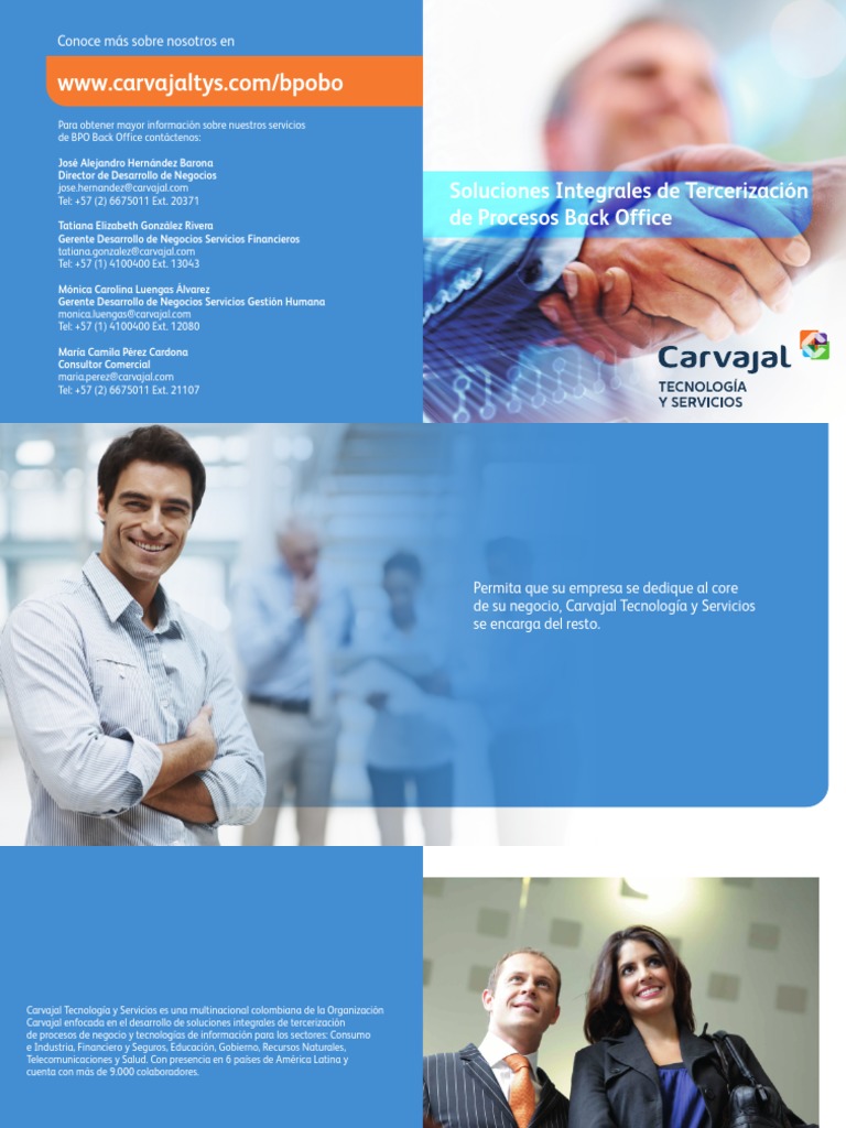 Brochure Ctys Back Office PDF | PDF | Logística | normas internacionales de  INFORMACION FINANCIERA