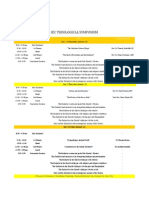 Schedule For The International Eucharistic Congress, Cebu 2016