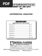 Differential Eqn TS 12th E