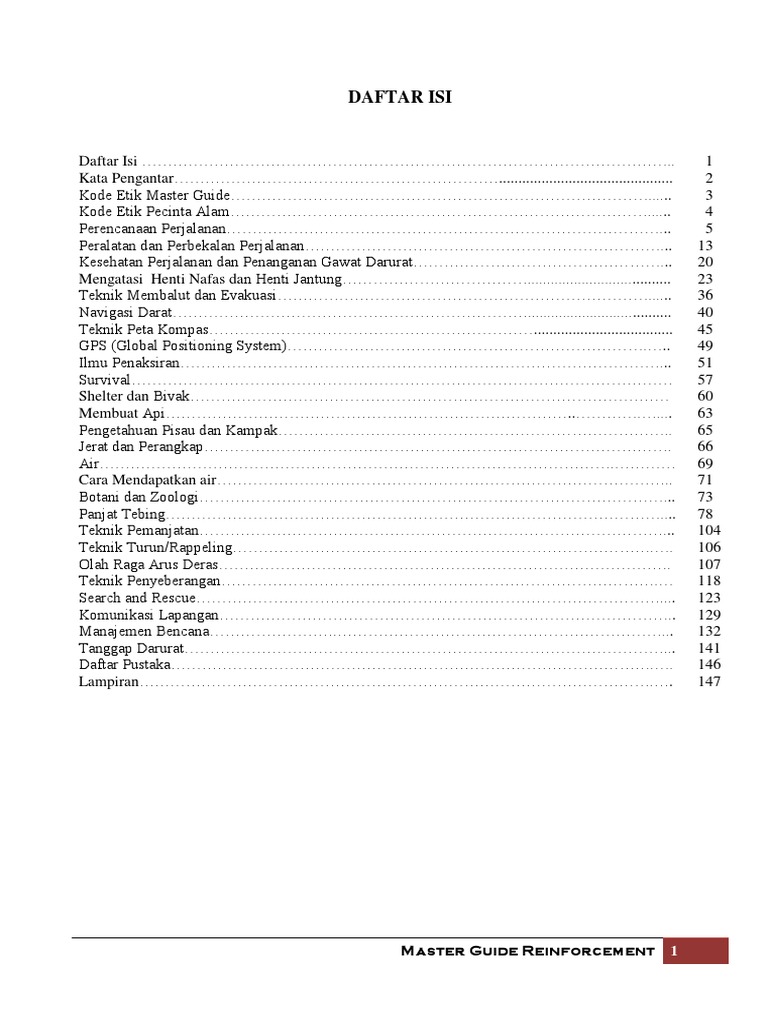 Buku Panduan Master Guide | PDF
