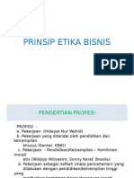 Prinsip Etika Bisnis - 12 Des 2014