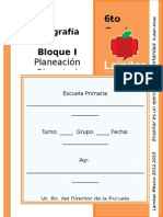 6to Grado - Bloque 1 - Geografia