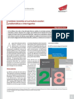 Cambios recientes al currículum escolar chileno: análisis y problemáticas