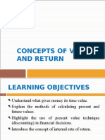 Concepts of Value and Return