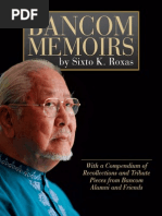 Download Bancom Memoirs by Dr Sixto k Roxas ebook by Roxas Kalaw Foundation for the Eradication of Poverty SN270147904 doc pdf