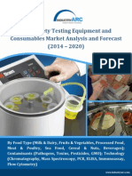 Food Safety Testing Equipment and Consumables