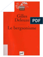 Deleuze Gilles Le Bergsonisme