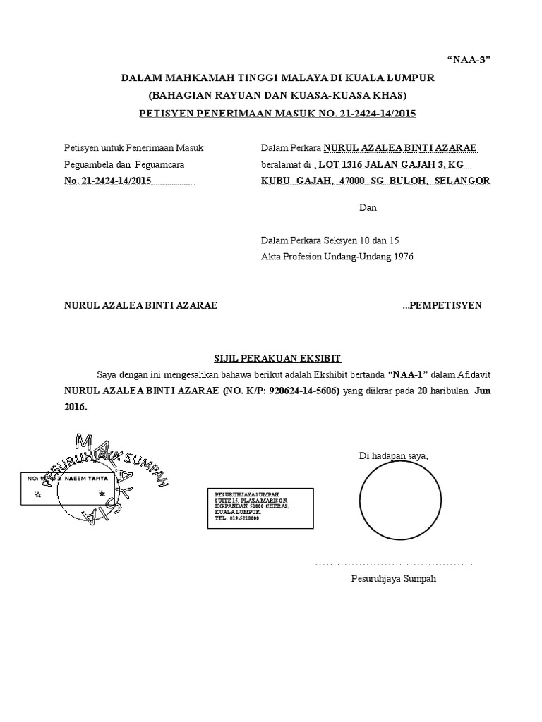 Sijil Perakuan Ekshibit Pdf