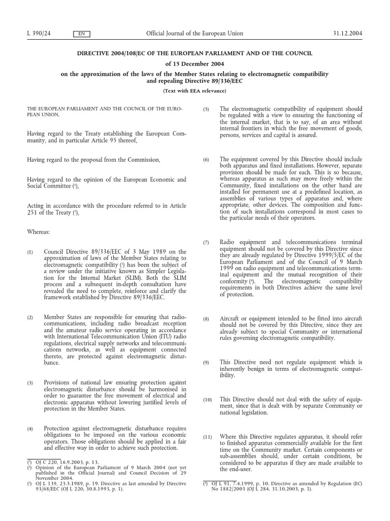 directive-2004-108-ec-directive-european-union-european-economic