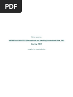 Download Hazardous Waste Management and Handling Amendment Rules India by ANUSHA SN27015445 doc pdf