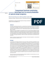 Abdominal Compartment Syndrome Complicating