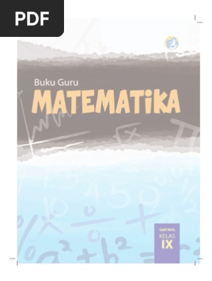 Buku Pegangan Guru Matematika Smp Kelas 9 Kurikulum 2013