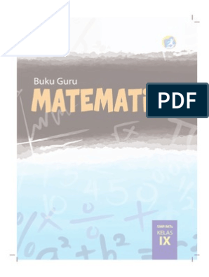 Buku Pegangan Guru Matematika Smp Kelas 9 Kurikulum 2013