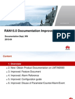 RAN15.0 Documentation Improvements