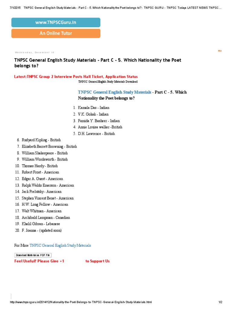 worksheet Part Of Speech Worksheet workbooks part of speech worksheets free printable tnpsc general english study materials c 5 pdf worksheets