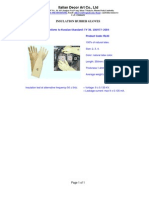 Italian Decor Art Co., LTD: Insulation Rubber Gloves