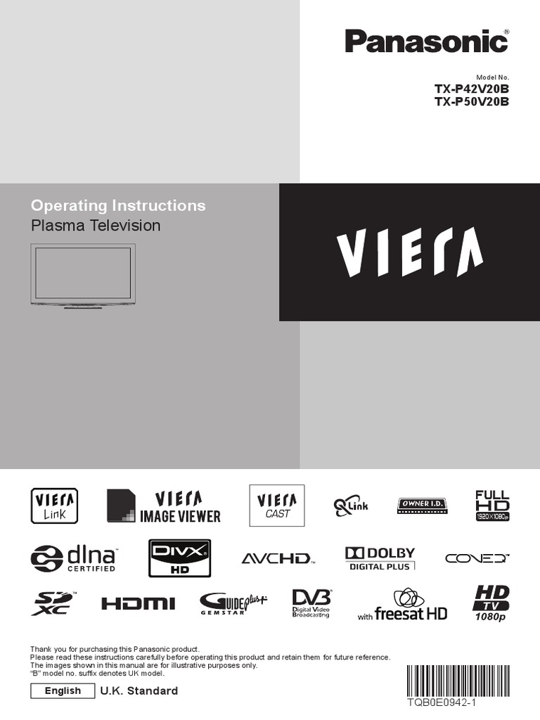 Panasonic Viera Manual Ac Power Plugs And Sockets Wireless Access Point