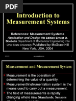 Introduction To Measurement Systems