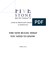 The New Rules: What You Need To Know: Court of Protection Update 2015 23 MARCH 2015
