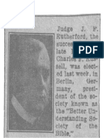 1917 Article Rutherford Germany